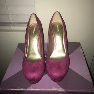 Pink Suede Pumps